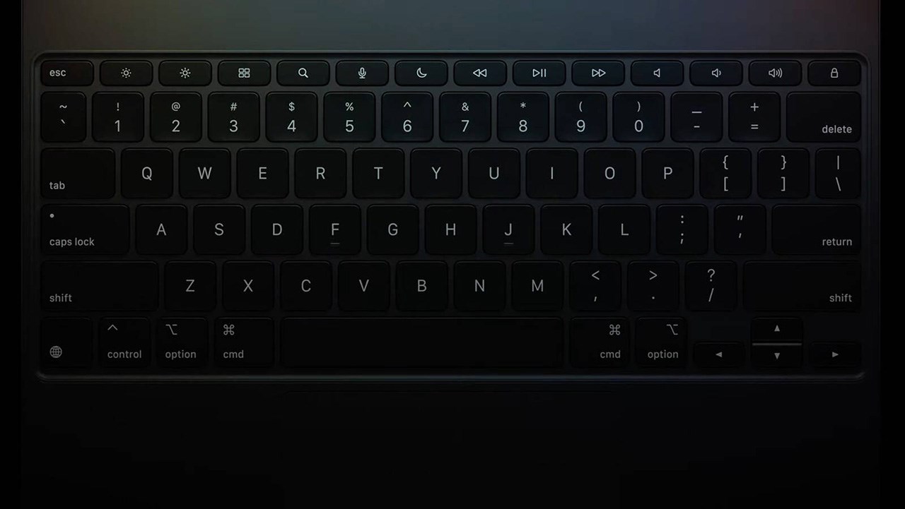Dãy phím function mới trên bàn phím Magic Keyboard Dãy phím function mới trên bàn phím Magic Keyboard